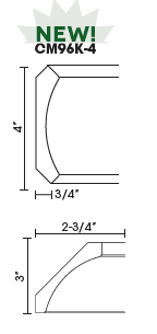 Crown Molding is Straight