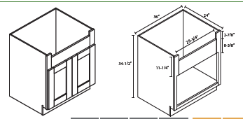 Farmhouse Sink Base Cabinet