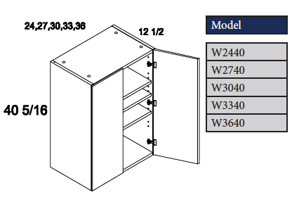 Wall Cabinet with Two Doors