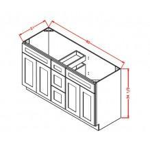Vanity Double Sink Base