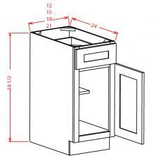 Base Cabinet 1 drawer , 1 door