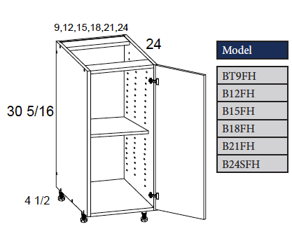 Base Full Height, base cabinet