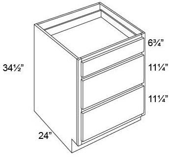 Base 3 Drawer Cabinet