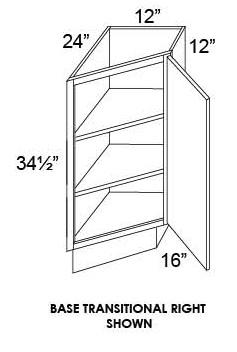 Base Transitional Right Cabinet