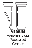 Corbel - Medium - Recessed Center