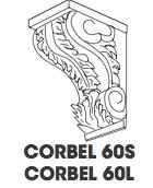 Corbel Small Carved