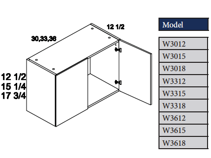Wall Cabinet with Two Doors