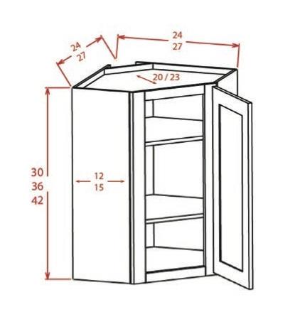 Wall Diagonal Corner Cabinets