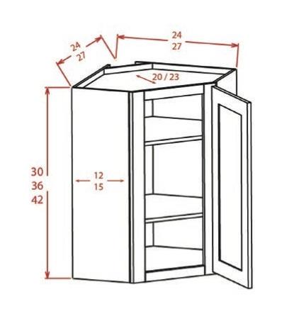 Wall Diagonal Corner Cabinets