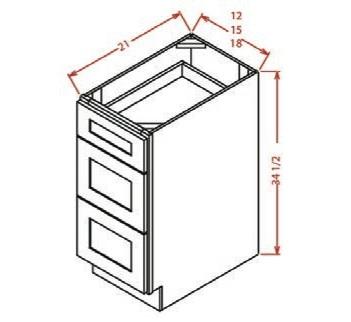 Vanity 3 Drawer Base cabinet
